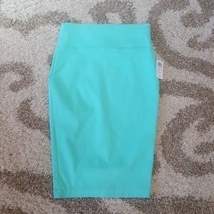 Mint Blue Pencil Skirt